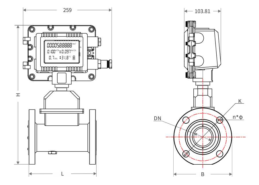 CKAS-CKAS-FLQW990 gas turbine flowmeter 1